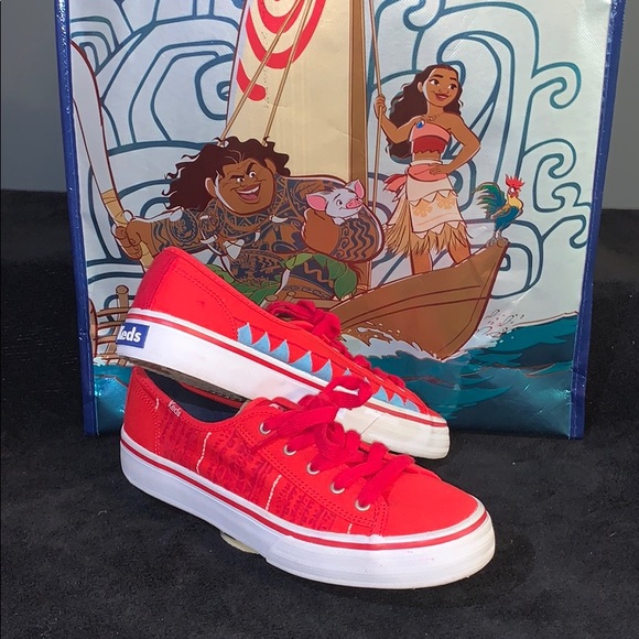 Disney Shoes - FREE GIFT W/ Moana-Inspired Hand-Painted Keds